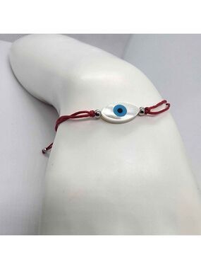 Evil Eye Design With Red String Bracelet